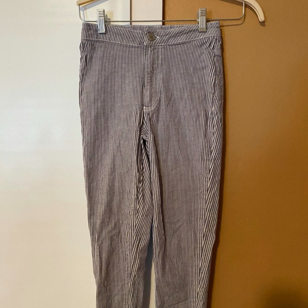 Pinstripe Free People Jeans/Jeggings